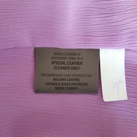 Wilson's embroidered leather jacket (L) - Picture 4 of 6